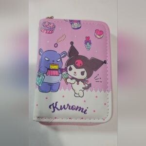 Sanrio Kuromi Pink Purple White Black Zip Wallet New No‎ Tags